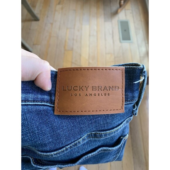 Lucky Brand Bridgette High Rise Cropped Mini Bootcut Jeans Dark Wash- Size 6 - Picture 8 of 11